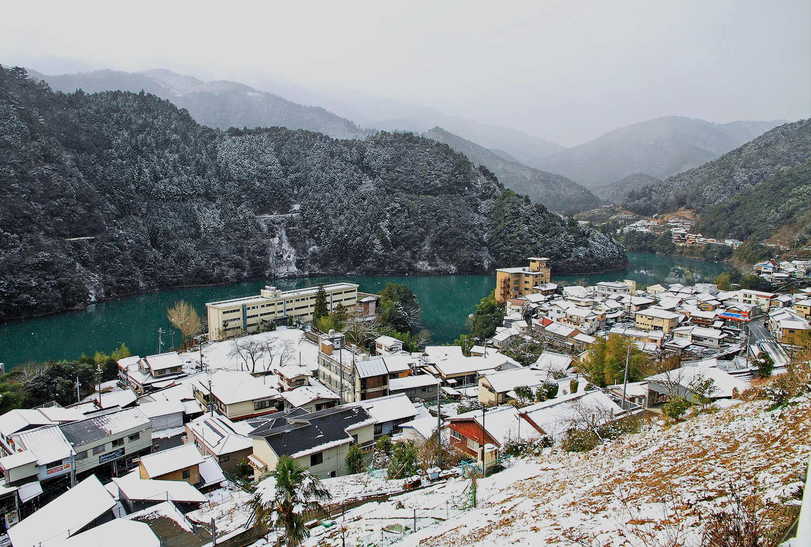 平谷 雪化粧